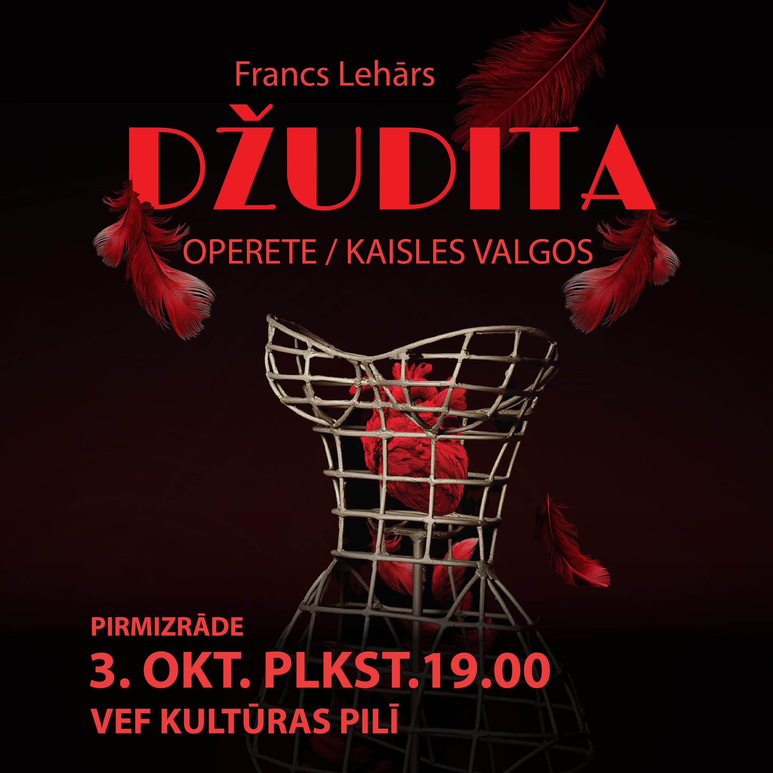 Operetes Džudita pirmizrāde Rīgā VEF kultūras pilī
Premiere of opereta Giuditta in Riga VEF kultūras pils
